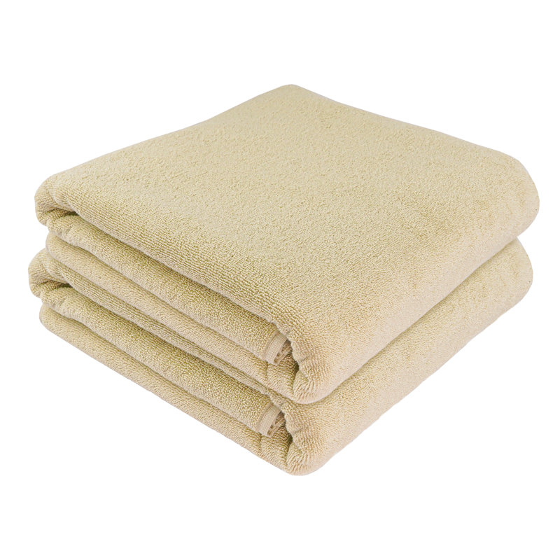 100% Cotton Midweight Bath Towel, Beige