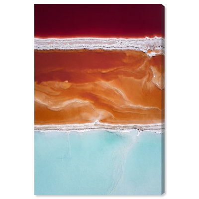 Surreal Coast Abstract Canvas Print by Oliver Gal, Black Frame, 10 x 15