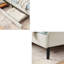 Lit de jour 78 po en velours avec 2 tiroirs de rangement - Base de lit plateforme simple - Beige-141430238-141379641