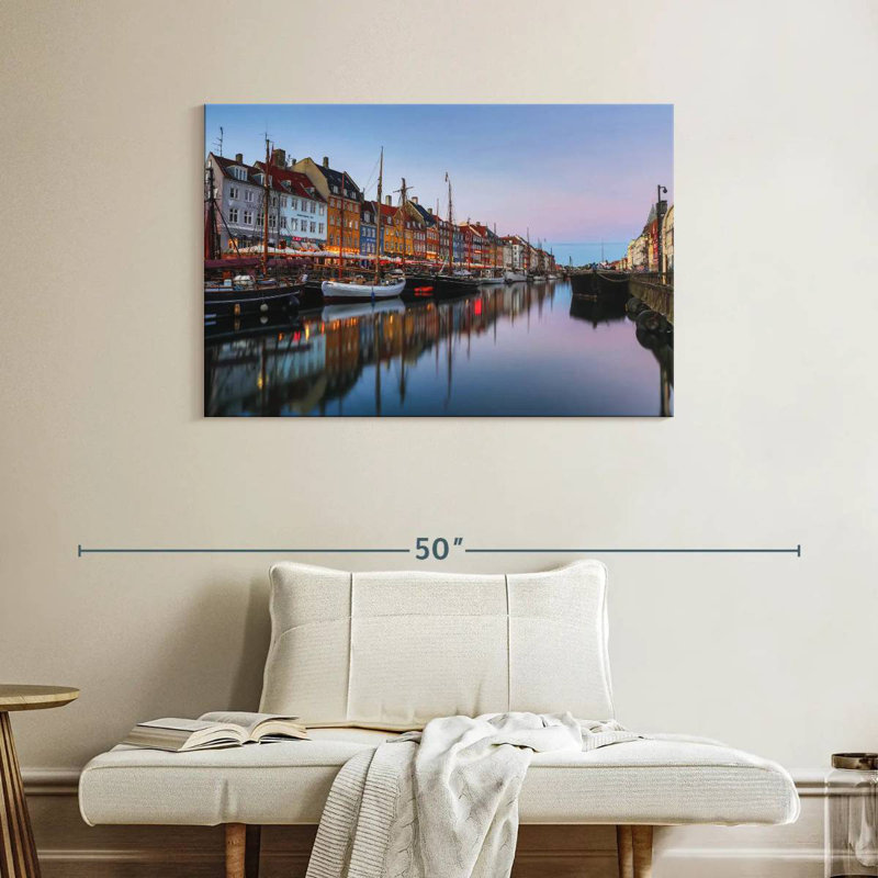 Nouveau port Tergel Nyhavn, H 26 po x l 39 po