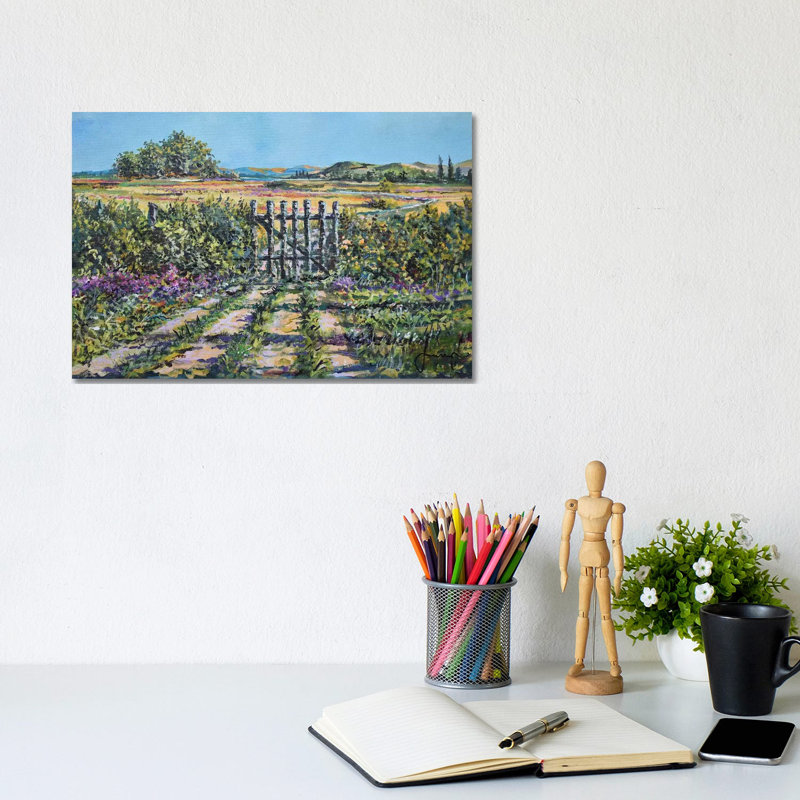 Mary's Field 1 Piece Painting on Canvas, 20.32cm H x 30.48cm W x 1.91cm D, Wrapped Canvas