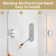 Rechargeable Wireless Wall Sconce Set With Remote Control, 350° Rotating Dimmable LED Lights, Timer Function, Touch Control For Living Room, Bedroom
