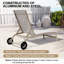 Chaise longue inclinable 74,8 po Bembo-1707143609