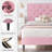 Bed Frames with Button Tufted Headboard, Linen Upholstered Platform Bed with Wooden Slats Support, Easy Assembly, No Box Spring Required-1269304821-1269304713