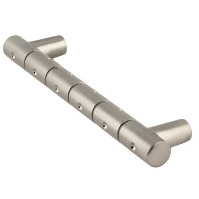 Poignée anneaux 3-3 / 4 "Nickel satiné