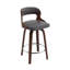 Tabouret de comptoir pivotant 26 po Carylon-338634104