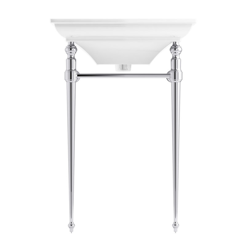 Memoirs® Console Table Legs for K-29999 Memoirs® Sink, Polished Chrome