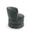Upholstered Swivel Barrel Chair-622239475