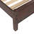 Hibir Rustic Solid Pinewood Bed Frame with Protective Top Trim, Modern Farmhouse Master Bedroom Platform Bed, Heavy-Duty Slat Support Base, No Box Spring Needed, Premium Style-123418555-123297193
