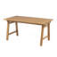 Table de salle à manger extensible, table de patio rectangulaire de 59 à 78,74 po avec plateau à lattes
