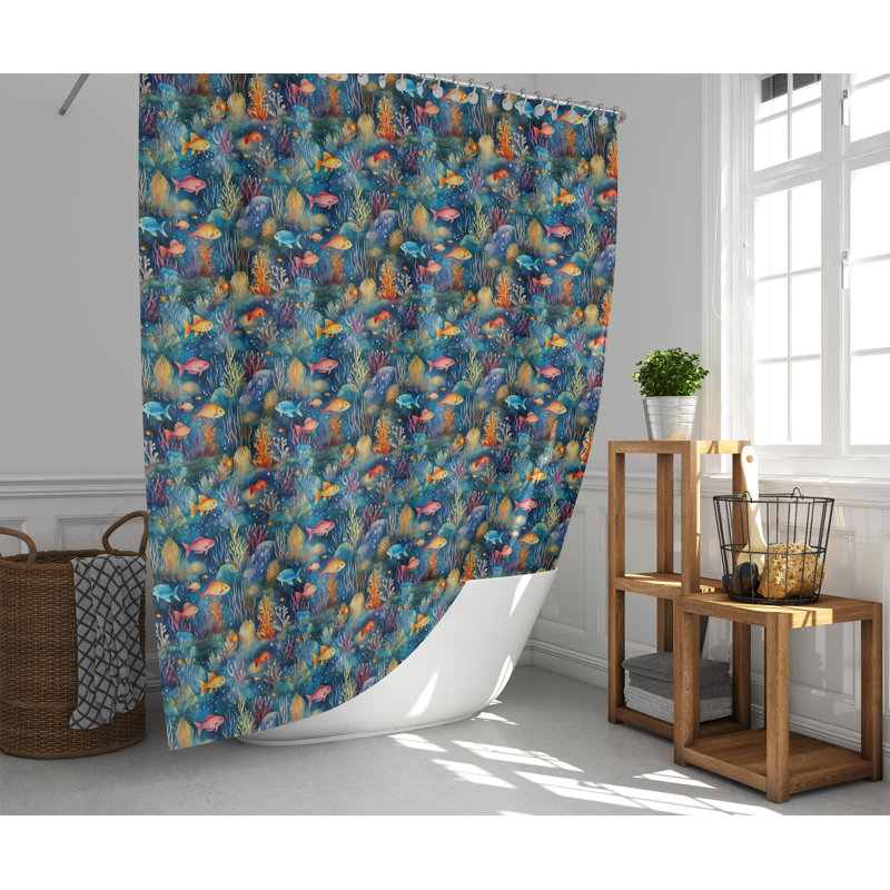 Getuta Shower Curtain, 93" H x 70" W