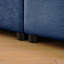 Canapé modulaire moderne 6 pièces avec rangement en tissu chenille bleu doux design cylindrique contemporain pour le salon-2113688481