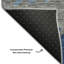 Premium Machine Washable Tweedy Navy Rug-289715297