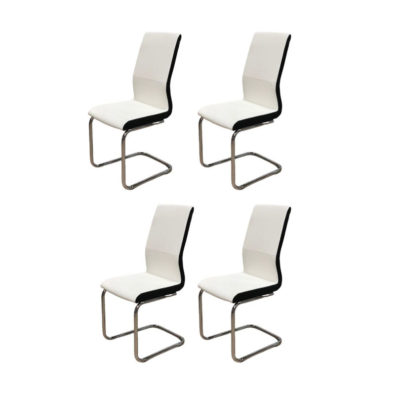 Papaleo Metal Side Chair (Set of 4), White