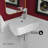 Voltaire Plaisir 18 x 11 Ceramic Wall Hung Sink with Right Side Faucet Mount
