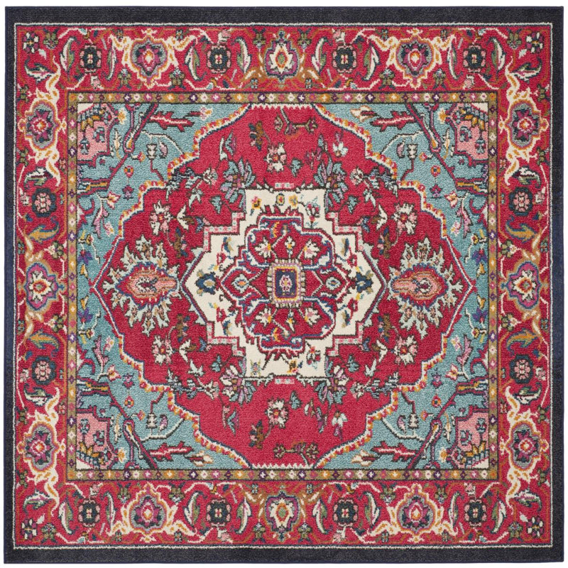 Blanken Oriental Area Rug, Square 201 cm