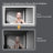 Aevar UL Certified Front & Back LED Anti-Fog Tempered Glass Framed Bathroom/Vanity Mirror with 3-Year Warranty-557455930