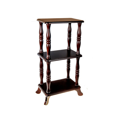 Tablette rectangulaire en bois 3 niveaux Amelia-Mae