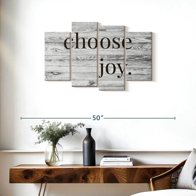 Tergel Choose Joy Typography, 22" H x 36" W