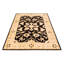 Tapis rectangulaire unique en laine noué à la main 6 pi 6 po x 9 pi 9 po New Age Taya