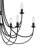 Ghille 9 - Light Steel Dimmable Chandelier