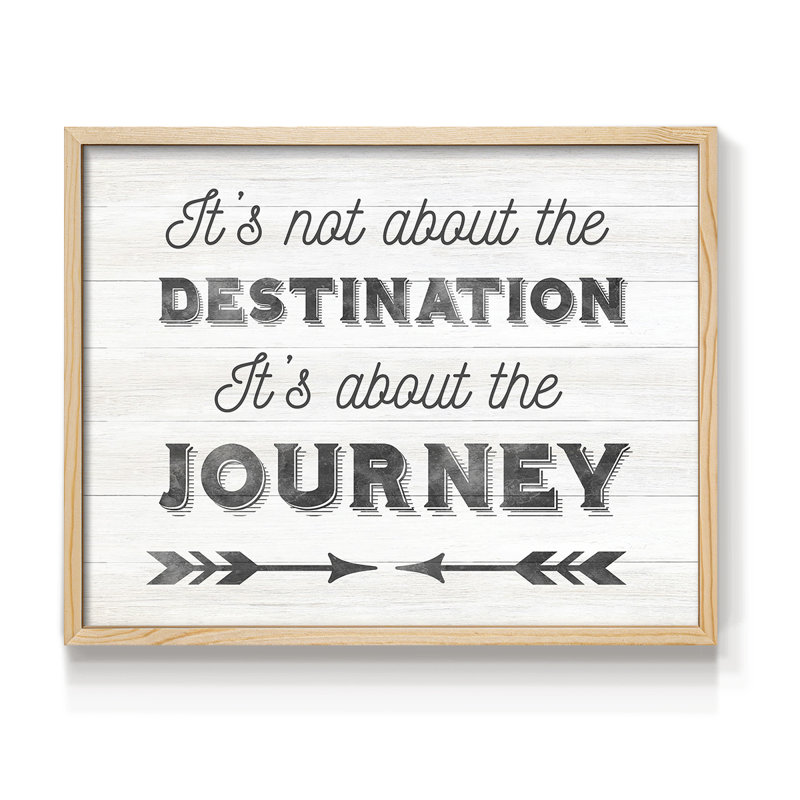 Destination -Framed Print - Restickable, 8" H x 10" W, Natural