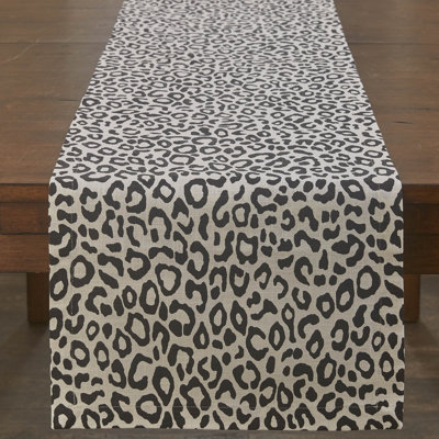 Jennevie Rectangular Animal Print Table Runner