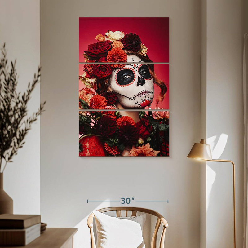 Femme Lelend Sugar Skull, H 65 po x l 42 po