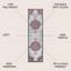 Tapis perse moderne bleu marine / rouge à motif médaillon marocain rétro Blazek-131532604