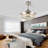 42" Crystal Ceiling Fans With Retractable Blades
