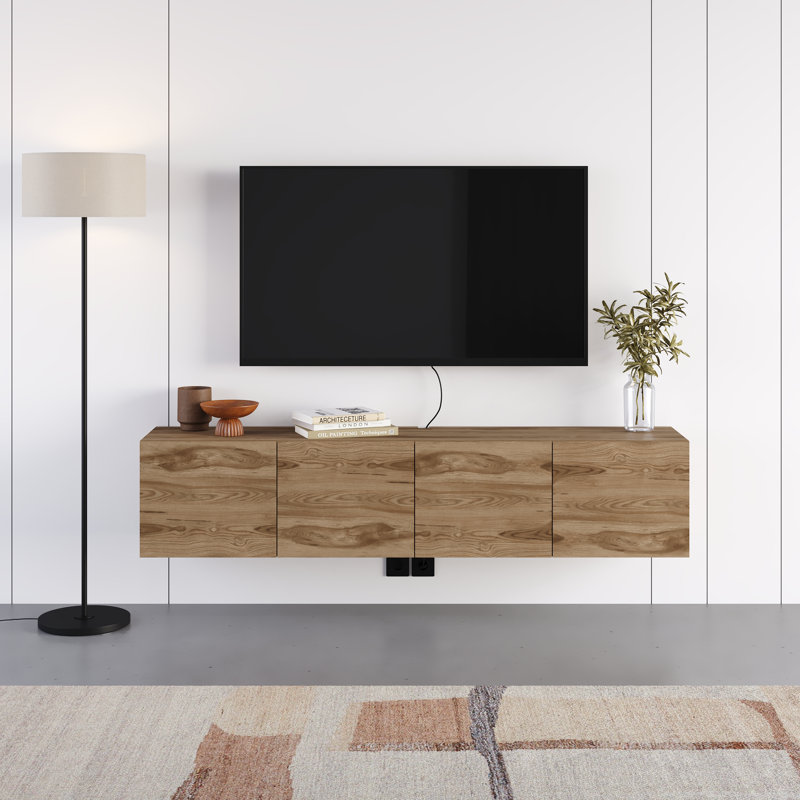 Unfinished TV Stand for TVs up to 65", Deep Oud