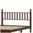 Queen Size Wood Platform Bed with Gourd Shaped Headboard,Retro Style Platform Bed with Wooden Slat Support-505280984