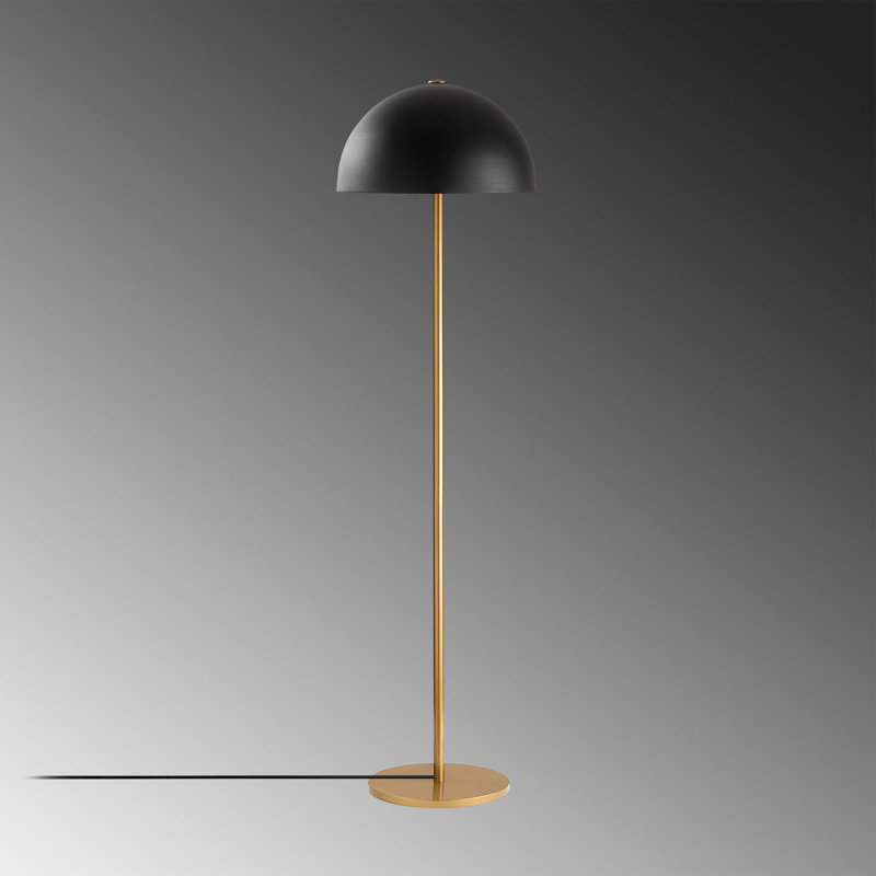 Lampe sur pied 61 po Okamoto, Noir