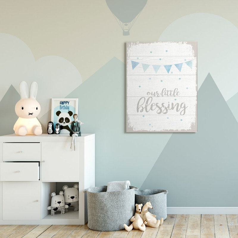 «Hannan Our Little Blessing Kids», art textuel, Toile tendue, H 36 po x l 48 po
