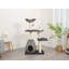 Catry 28" Cat Tree with Hammock and Rope Toy