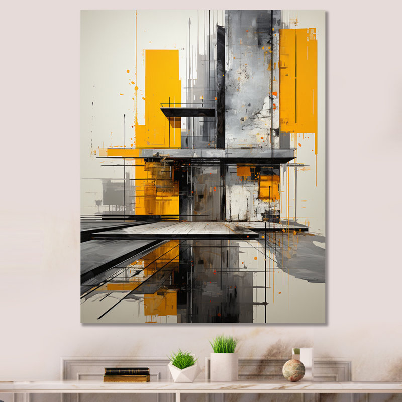 Bogen " Constructivism Constructed Realities II ", 32" H x 16" W x 1" D, Wrapped Canvas