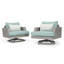 Chaises longues pivotantes en aluminium Ehrenfried-85248429
