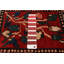 Tapis rouge Kayseri 4 pi 6 po x 7 pi 7 po
