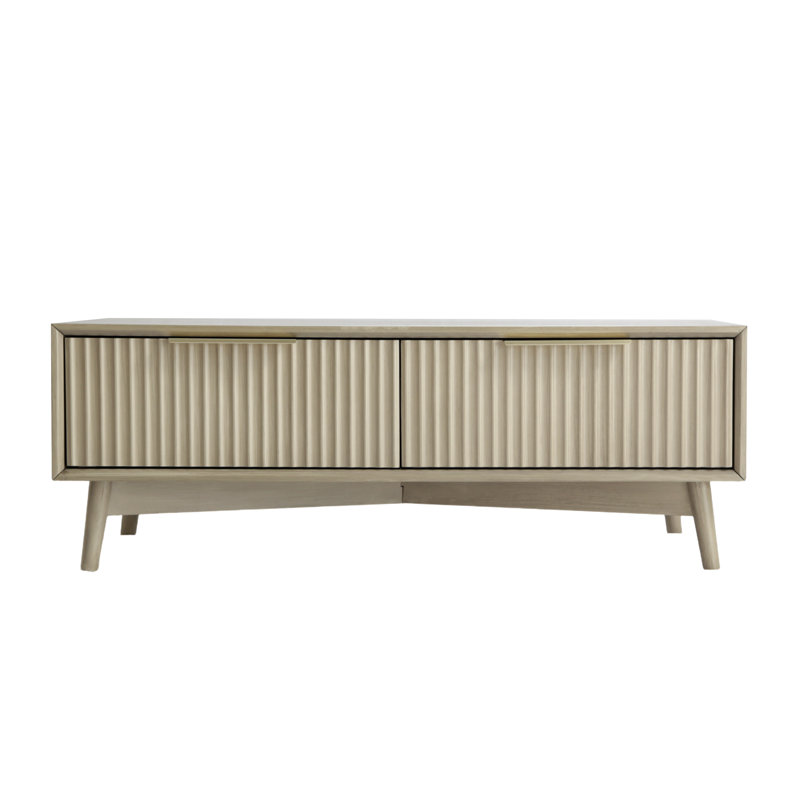 Four Leg Coffee Table with Storage, Grey