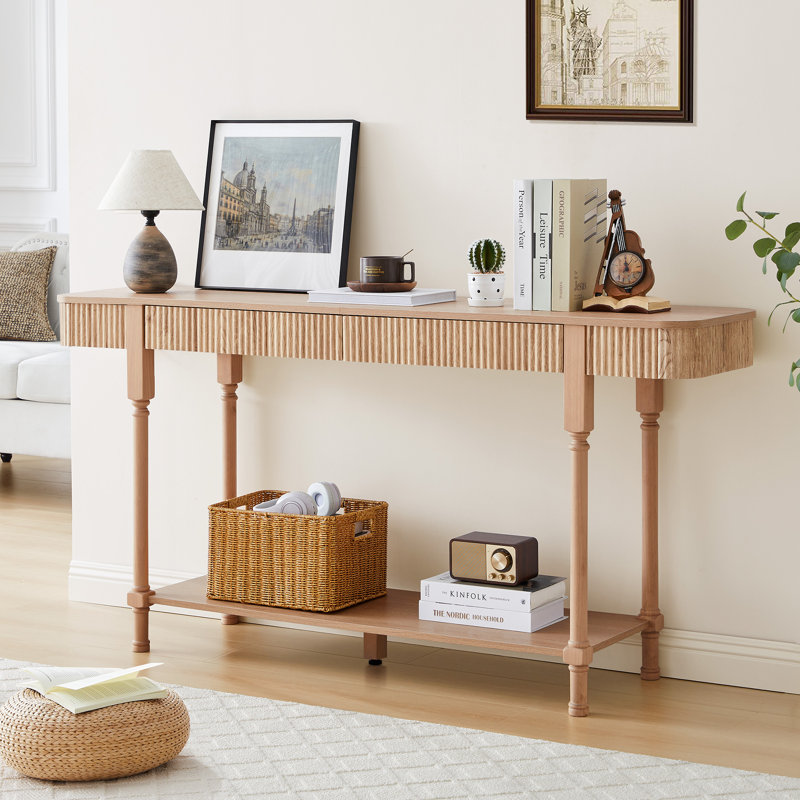 Console 62,99 po, H 31,49 po x l 62,99 po x P 15,74 po, Naturel