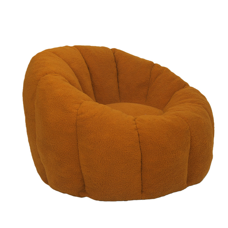 Teddy Bean Bag Chair, Orange
