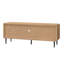Meuble télé de style Mid-Century avec rangement pour téléviseur de 60 po ou moins