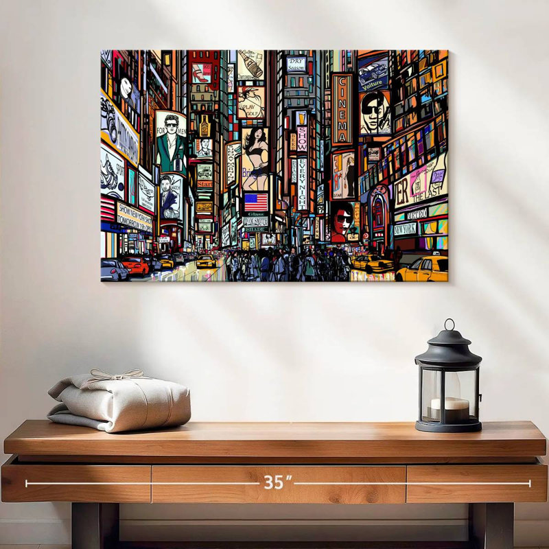 Lynelle, New York City Bustle, H 16 po x l 24 po
