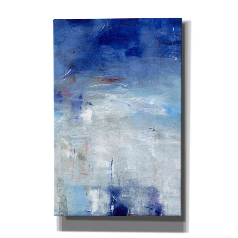 "Entre la ligne" par Tim O'toole, art mural sur toile, H 40 po x l 26 po x P 1,5 po