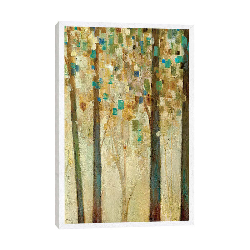 Reach For The Sun I by Carol Robinson - Painting on Canvas, 66.04 cm H x 45.72 cm W, White Framed