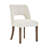 Upholstered Side Dining Chairs with Wood Legs Set of 4-387862371
