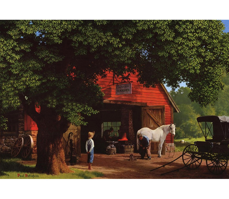 Horse and Buggy Days, H 13 po x l 18 po
