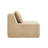 Armless Sofa W/Pillow Corduroy -Camel