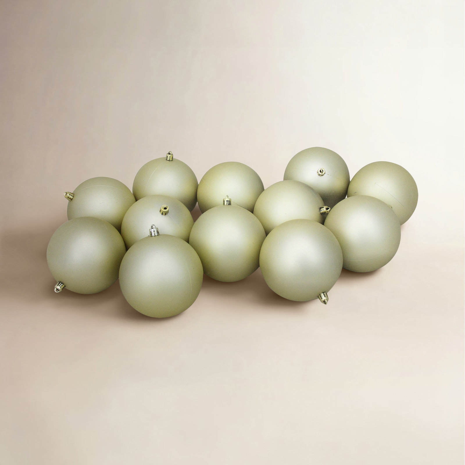 4" Shatterproof Bauble, Gold