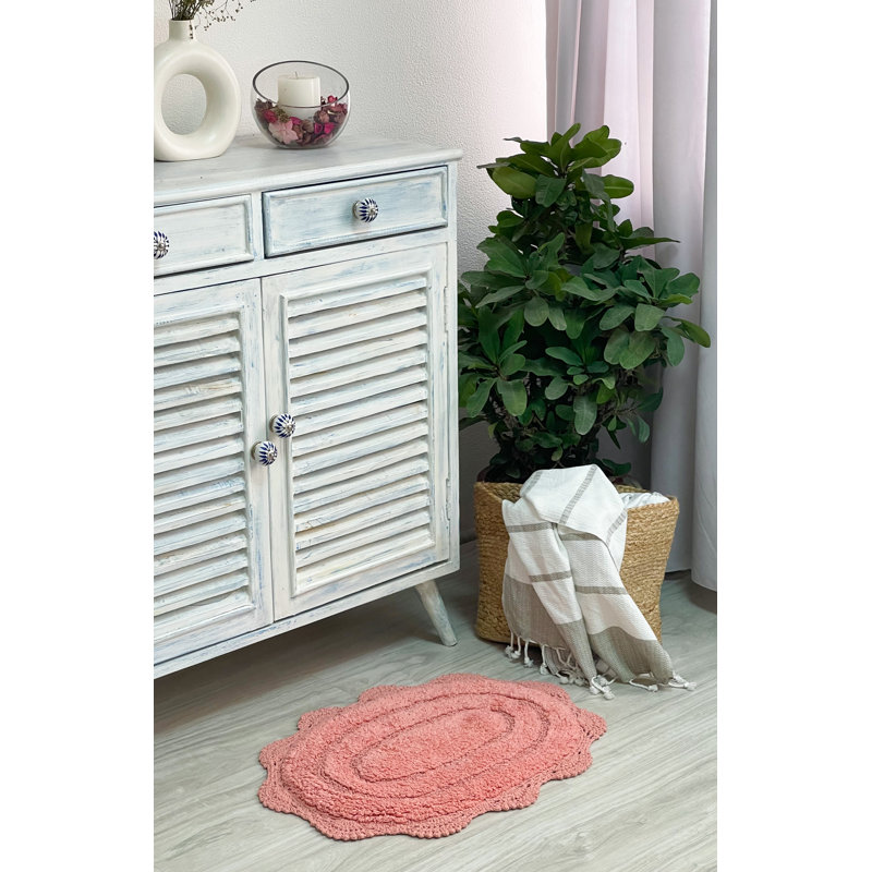 Casanova Non-Slip, Blush Pink, 24" L x 17" W